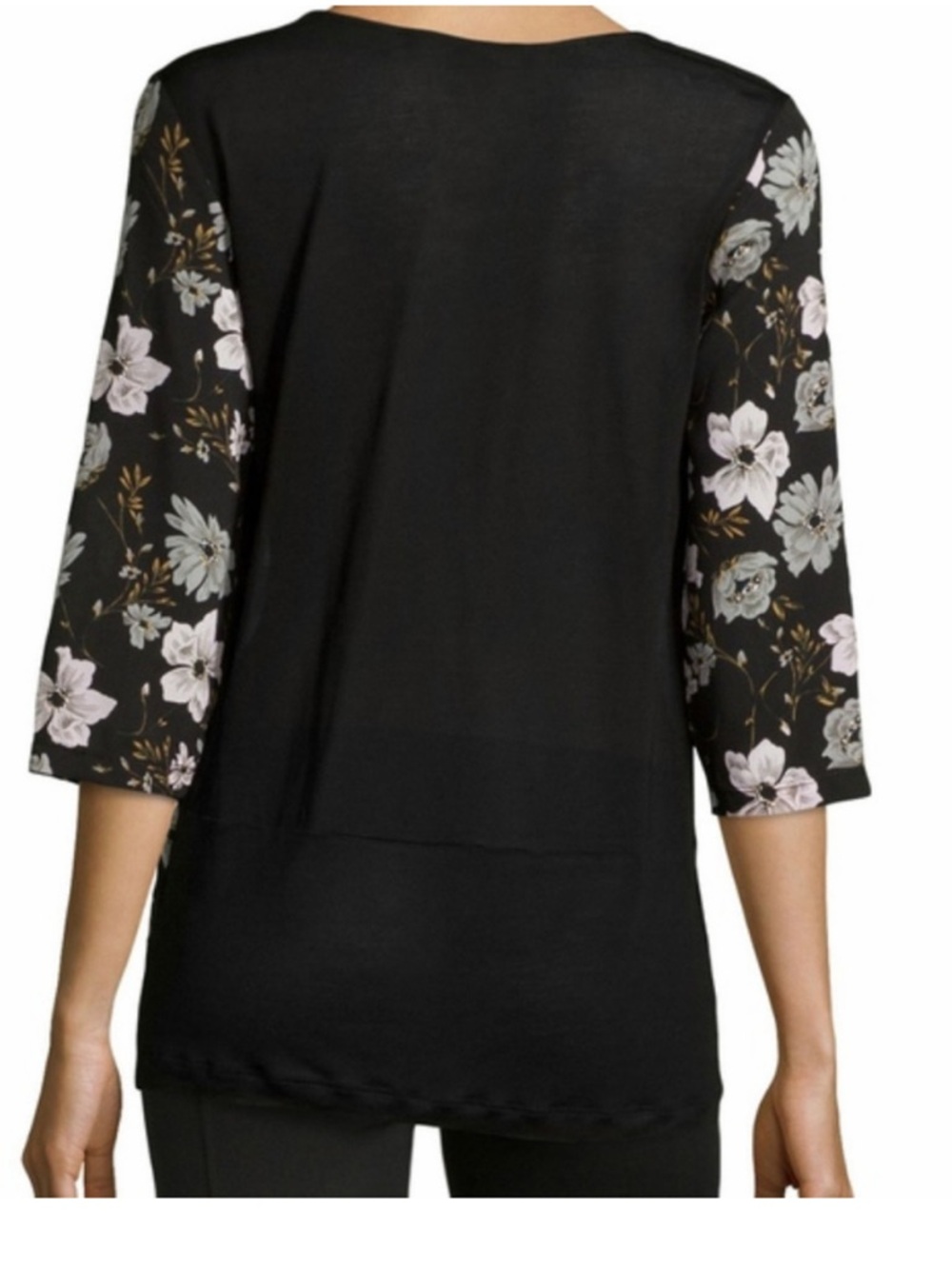French Connection Floral Poppy Plains Printed Blouse - Picture 3 of 7